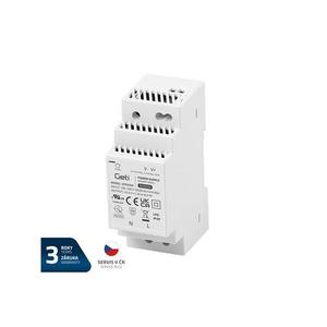 Zdroj spínaný na DIN lištu 24V/30W GETI GPS2430 vyobraziť