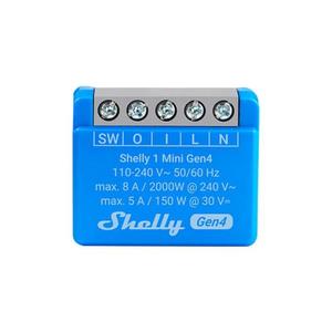 Smart Switch SHELLY 1 Mini Gen4 WiFi Zigbee Bluetooth Matter vyobraziť