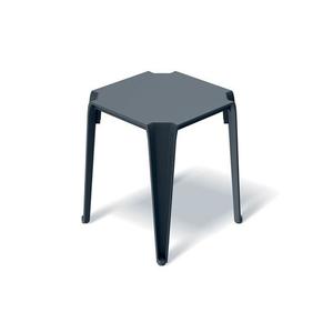 Stôl odkladací LOTTIE 396x396x465mm - uhoľná vyobraziť