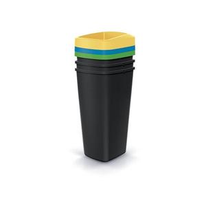Kôš odpadkový COMPACTA Q DROP SET čierny 3x25l vyobraziť