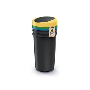 Kôš odpadkový COMPACTA R FLAP SET čierny 3x25l vyobraziť