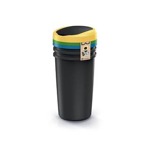 Kôš odpadkový COMPACTA R FLAP SET čierny 3x50l vyobraziť