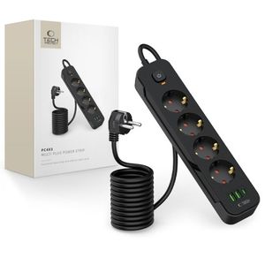 Predlžovací kábel 4 zásuvky 2m TECHPROTEC PCL4X3 vyobraziť