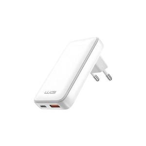 Winner Group - Nabíjací adaptér GaN 1× USB-A + 1× USB-C 30 W biely WINSIGA30CAZA vyobraziť