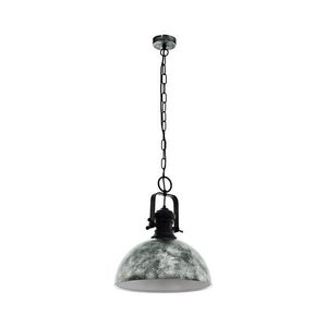 Eglo 79415 - Závesný luster na reťazi SADDINGTON 1xE27/60W/230V sivá 79415 vyobraziť
