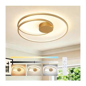 Brilagi- LED stmievateľné stropné svietidlo TWISTER LED/75W/230V pr. 70 cm zlaté + diaľkové ovládanie BRI495 vyobraziť