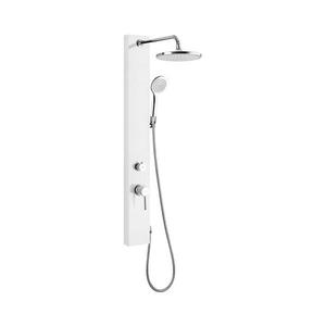 Aqualine - Sprchová sada s batériou FIGA biela/lesklý chróm SL230 vyobraziť