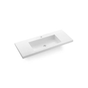Bathco 0515 - Zapustené umývadlo COLLOTO 100x40 cm živica/biela 0515 vyobraziť