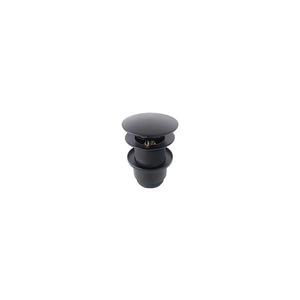 Bathco 0212NE - výpusť umývadla CLICK-CLACK bez prepadového otvoru, priemer 6 cm, matná čierna 0212NE vyobraziť
