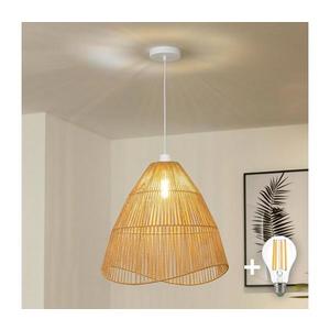 Brilagi - LED luster s lankom CERIA BOHO 1xE27/40W/230V, priemer 70 cm, hnedá EG300171+EG781103 vyobraziť
