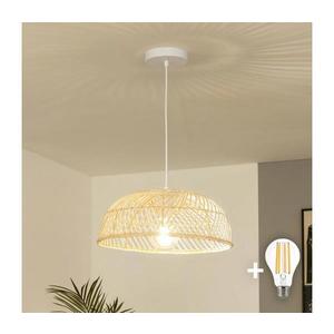 Brilagi - LED luster s lankom CERIA BOHO 1xE27/40W/230V pr. 60 cm ratan EG300171+EG781132 vyobraziť