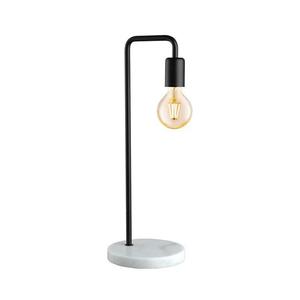 Eglo 55034 - LED stolná lampa 1xE27/4W/230V čierna/mramorový dekor 55034 vyobraziť