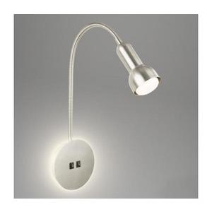 Briloner 2178012 - LED Nástenná flexibilná lampa 1xE14/10W/230V + LED/3W chróm 2178012 vyobraziť