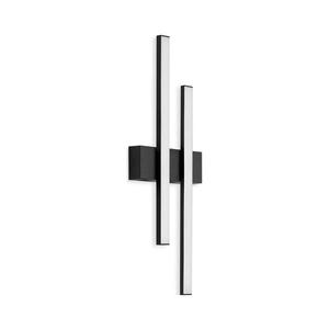 Telefunken - LED vonkajšie nástenné svietidlo 2xLED/4W/230V IP44 čierna 313005TF vyobraziť