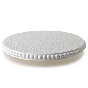 Dekoratívny podnos DAZ MANDALA 30 cm biely vyobraziť