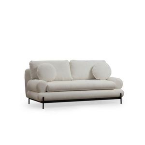 Dvojmiestna pohovka Livorno 188 cm biela vyobraziť