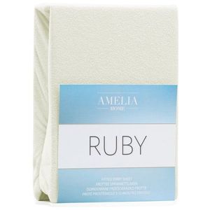 Froté plachta s gumou Amelia Home Ruby ecru vyobraziť