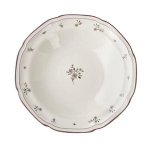 Hlboký porcelánový tanier ROSALIE 22 cm krémový vyobraziť