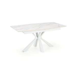 Jedálenský rozkladací stôl Vivaldi 160/200 cm biely vyobraziť