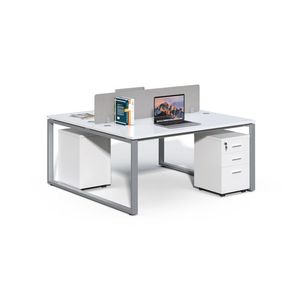 Kancelárska zostava 2 osoby Houseland Prime Max 01 160 cm biela vyobraziť