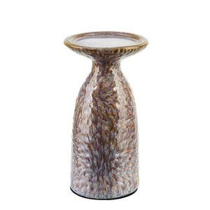 Keramický svietnik YARINE BEIGE 20 cm béžový vyobraziť