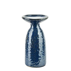 Keramický svietnik YARINE BLUE 20 cm modrý vyobraziť