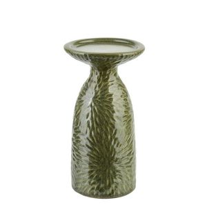 Keramický svietnik YARINE GREEN 20 cm zelený vyobraziť