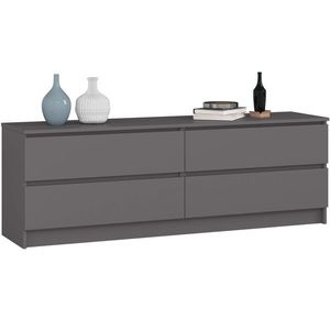 Komoda Kuba 160 cm grafit vyobraziť