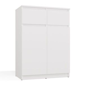 Komoda Malwa 2DD2S 70 cm biela vyobraziť