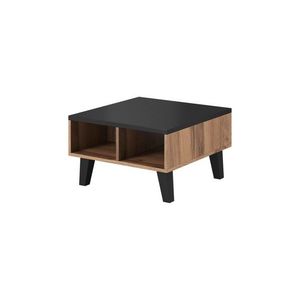 Konferenčný stolík Lotta 60 cm dub wotan/čierny vyobraziť