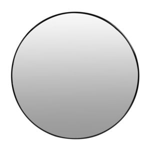 Okrúhle nástenné zrkadlo KOKO 80 cm čierne vyobraziť
