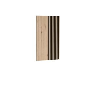 Nástenný panel Moderno C11 80 cm dub Artisan/čierny vyobraziť