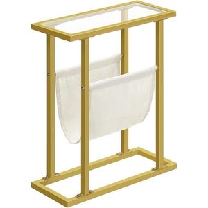 Odkladací stolík Vasagle Fido 40 cm zlatý/číry vyobraziť
