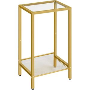 Odkladací stolík Vasagle Lamosa 37 cm číry/zlatý vyobraziť