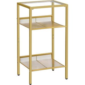 Odkladací stolík Vasagle Nortia 40 cm číry/zlatý vyobraziť