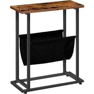 Príručný stolík Vasagle Olmira 45 cm čierny/hnedý vyobraziť