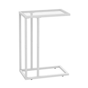 Odkladací stolík Vasagle Rivet 30 cm číry/biely vyobraziť