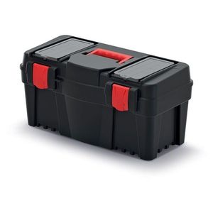 Plastový kufr na nářadí CALIDER 55 cm černo-červený vyobraziť