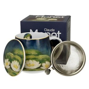 Porcelánový hrnček Monet Nenufars 430 ml so sitkom viacfarebný vyobraziť