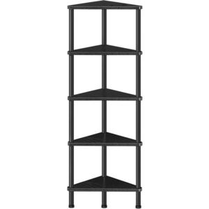 Rohový regál Vasagle Ebbi 30 cm čierny vyobraziť