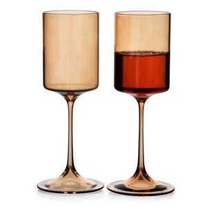 Sada 4 ks pohárov ROMANE 300 ml medová vyobraziť
