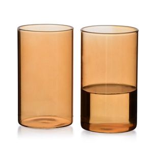 Sada 4 ks pohárov ROMANE 380 ml medová vyobraziť