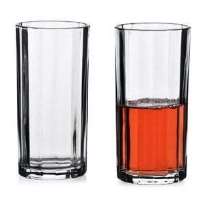 Sada 4 ks vysokých pohárov ELISE STRIPES 360 ml číra vyobraziť