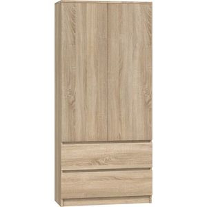 Šatní skříň MALWA I 90 cm dub sonoma vyobraziť