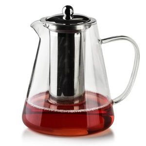 Sklenená čajová kanvica PETER 1, 3 l číra/nerez vyobraziť