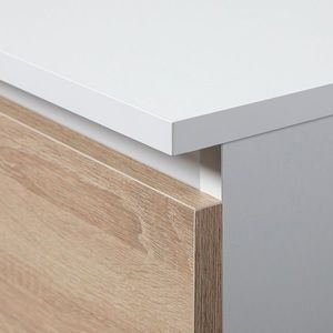 Skriňa Rexa 60 cm biela/dub sonoma vyobraziť