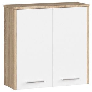 Skrinka do kúpeľne FIN 60 cm dub sonoma/biela vyobraziť