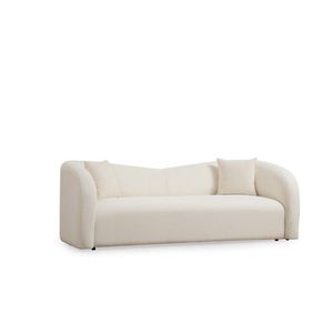 Trojmiestna pohovka Asos 225 cm bouclé krémová vyobraziť