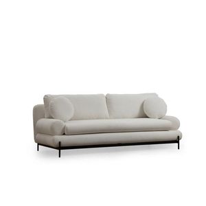 Trojmiestna pohovka Livorno 230 cm biela vyobraziť