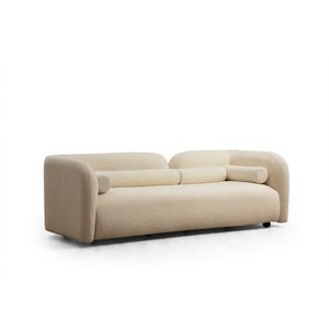 Trojmiestna pohovka Victoria 228 cm boucle krémová vyobraziť